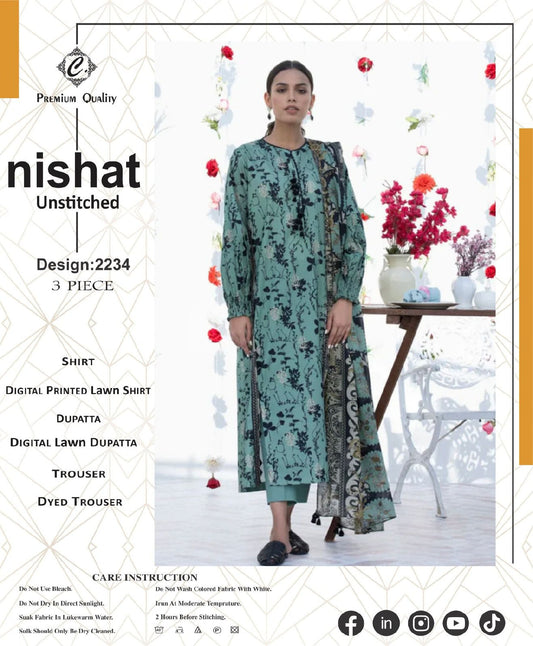 Nishat Luxury Printed Lawn – volume page 0011