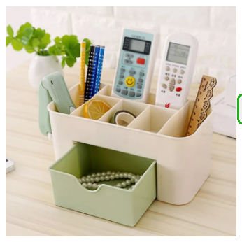 Plastic Makeup Storage Box Cosmetic Organizer Jewelry Box Small Drawer Office Home Miscellaneous, Organizer Storage Container / Plastic Drawer Cosmetic Box Desktop Make Up Jewelry Case Home Organizer Accessories Supplies Gear Stuff