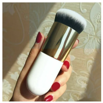 Chubby Pier Foundation Brush Flat Cream Makeup Brushes Professional Cosmetic Makeup Brush
