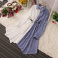 VAREY LIN Spring & Autumn Fashion High Waist Long Sleeve A-line Dress for Women