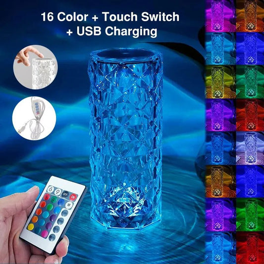 16Colors USB Rechargeable LED Atmosphere Room Decor Christmas Room Decoration Home Lights
