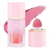 Beautious Pack of 1 Air Cushion Liquid Blush Natural Long Lasting Matte Cheek Liquid Blusher Makeup
