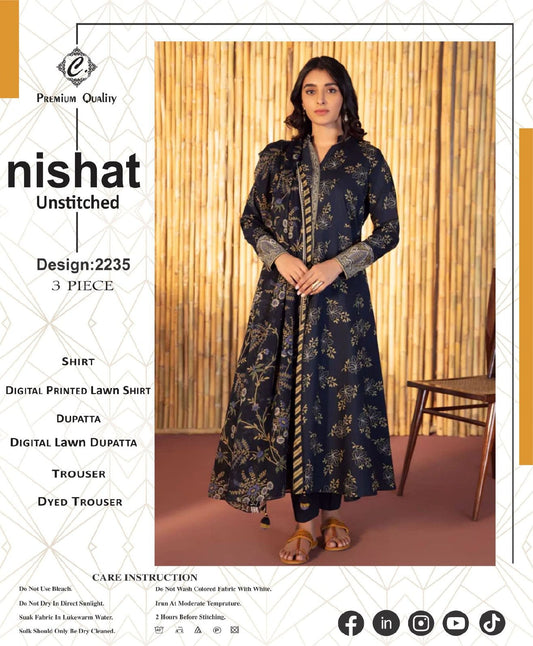 Nishat Luxury Printed Lawn – volume page 0011