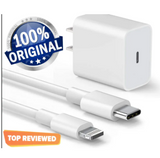 Iphone Original Charger 20Watt Power Adapter With Type C To Lightening Cable Gives Super Fast Charging Experience To All Iphone Models