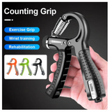 Automatic Counting And Non Counting Hand Gripper Adjustable ResistanAdjustable Hand Grip Power Exerciser Forearm Wrist Strengthener Gripper R-Shape Adjustable 5-60kg Adjustable hand grip power exerciser forearm wrist strengthener gripper, R Shape