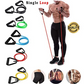 Latex Elastic Tube Resistance Bands Pull Rope Gym Yoga Fitness Equipment