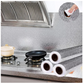 Self Adhesive Aluminium Foil Sticker Roll, Oil Proof Waterproof Aluminium Sheet DIY Wallpaper, Heat Resistant Backsplash Aluminium Sticker for Home, Kitchen, Stove, Cabinet, Wall, Drawers, and Furniture
