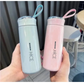 400ml Glass Water Bottles NICE | Double Wall Vacuum Insulation Hot & Cold Thermos Flask | Easy to Carry Travel Water Bottles