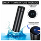 Temperature Display Vacuum Insulated Water Bottle 17oz,Thermo Flask Made of Premium Stainless Steel Coffee Cup