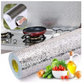 Self Adhesive Aluminium Foil Sticker Roll, Oil Proof Waterproof Aluminium Sheet DIY Wallpaper, Heat Resistant Backsplash Aluminium Sticker for Home, Kitchen, Stove, Cabinet, Wall, Drawers, and Furniture