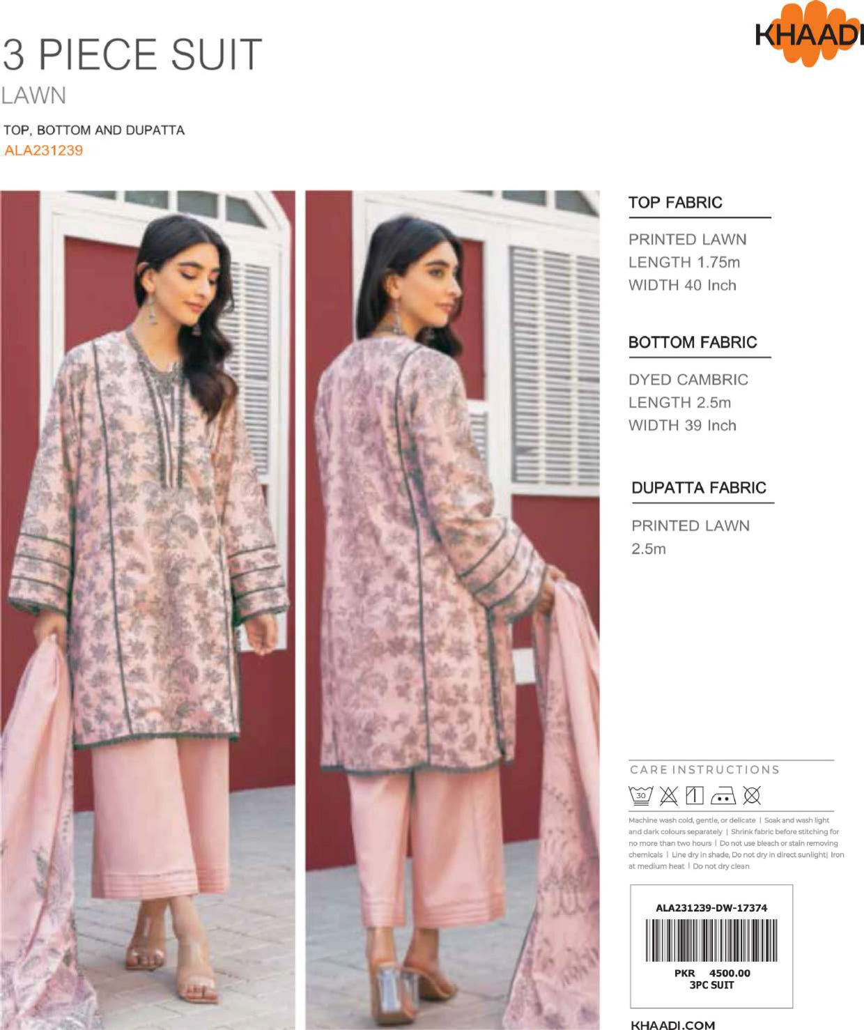 AL KARAM & KHAADI 3PCS