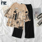 Women oversized Relax In Comfortable Printed T-Shirts and trouser for Girls