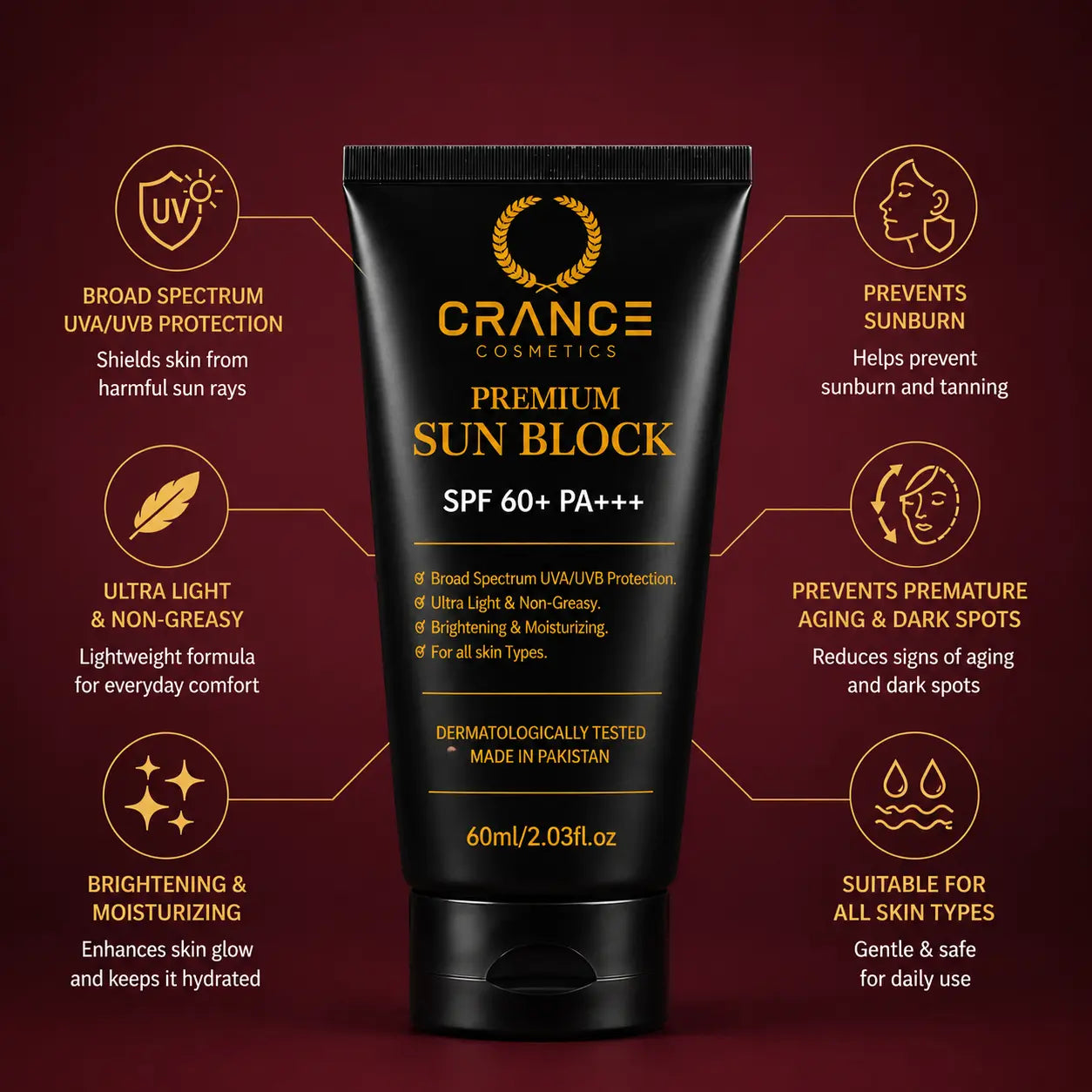 Grance Premium Sun Block SPF 60+