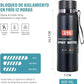 New 800ml led display temperature 316sus hotncold stainless steel water bottle