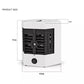 New mini refrigeration air conditioning fan household desktop small spray air cooler USB portable mobile cooling fan